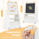 4-in-1 Toddler Activity Table Set with Magnetic Whiteboard and Chalk Board by LJGDeals