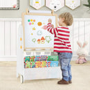 4-in-1 Toddler Activity Table Set with Magnetic Whiteboard and Chalk Board by LJGDeals