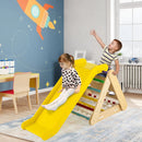 4 in 1 Triangle Climber Toy with Sliding Board and Climbing Net by LJGDeals