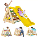 4 in 1 Triangle Climber Toy with Sliding Board and Climbing Net by LJGDeals