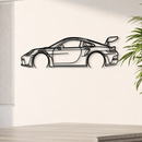 911 GT3 RS Model 992 Detailed Metal Car Wall Art - MT0859