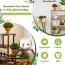 4 Pack Artificial Boxwood Topiary Trees by LJGDeals