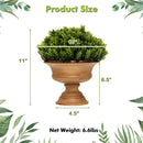 4 Pack Artificial Boxwood Topiary Trees by LJGDeals
