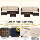 4 Pieces Outdoor Furniture Set with 32 Inch Fire Pit Table and Propane Tank Cover by LJGDeals