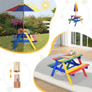 4 Seat Kids Picnic Table with Umbrella by LJGDeals