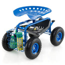 4-Wheel Rolling Garden Cart Work Seat by LJGDeals