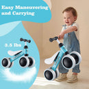 Baby Balance Bike for 2 Years Old Boys Girls No Pedal 4 Wheels by LJGDeals
