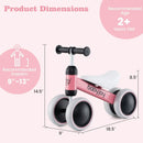 Baby Balance Bike for 2 Years Old Boys Girls No Pedal 4 Wheels by LJGDeals