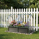 4 x 2 x 3 Feet Small Galvanized Raised Garden Bed with Greenhouse Cover by LJGDeals