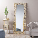 Rectangle Carved Mirror by HouseOfZazla