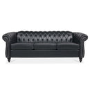 Man Cave 84.65' Arm Chesterfield Three Seater Sofa