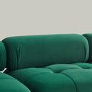 Modular Sectional Sofa, Button Tufted Design With Diy L-Shaped Layout, Reversible Ottoman