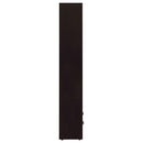Maureen - 5 Shelf Bookcase With Drawer - Cappuccino