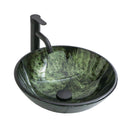 Vessel Sink With Faucet And Pop-Up Drain by HouseOfZazla
