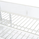 Loft Bed With 4 Tier Shelves And Storage