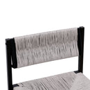 Bar Stools Paper Rope Weave Dining Chairs With Back Hand Weave Stools For Kichen Island, Bar & Counter (Set of 2) by HouseOfZazla