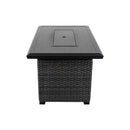 Lassen 4-Piece Firepit Set with Swivel Rocking Chairs