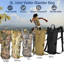 iMounTEK Tactical Hydration Pack 3L Water Bladder Adjustable Water Drink Backpack for Hiking Cycling Climbing Running
