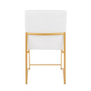 Fuji - Contemporary Stylish Frame, High Back Dining Chair (Set of 2)