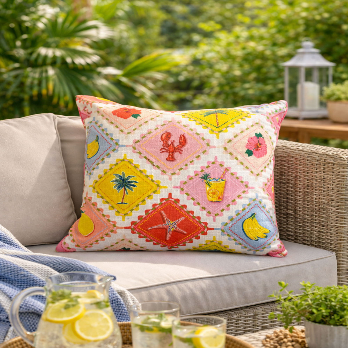 Outdoor Pillows, Weather Resistant (Set of 2) - Multi, photo 2 of 5
