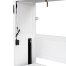 Murphy Bed With LED Light, Foldable Wall Bed Cabinet by HouseOfZazla