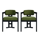 Stylish Indoor Upholstered Wood Dining Chair Set of 2 by HouseOfZazla