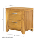 Nightstand - Natural Wood / Brown by Unique Piece Furniture