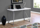 Computer Desk For Home Office Laptop, Contemporary & Modern - White by HouseOfZazla