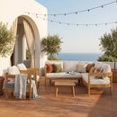 Brooklyn 6-Pieces Patio Conversation Set