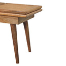 Larissa - Triple Accent Cane Bench - Beige by HouseOfZazla