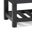 Cosmopolitan - Storage Ottoman Bench With Open Bottom by Unique Piece Furniture