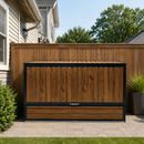 Wood Grain Galvanated Steel Storage Cabinet by HouseOfZazla