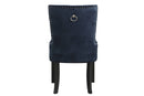 Varian II - Side Chair - Dark Navy by HouseOfZazla