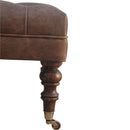 Buffalo - Ottoman With Castor Legs by HouseOfZazla