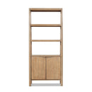 Nolan - Bookcase With Lower Cabinet - Natural by HouseOfZazla