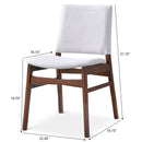 Gusto - Dining Chair (Set of 2) - Brown / Light Gray by HouseOfZazla