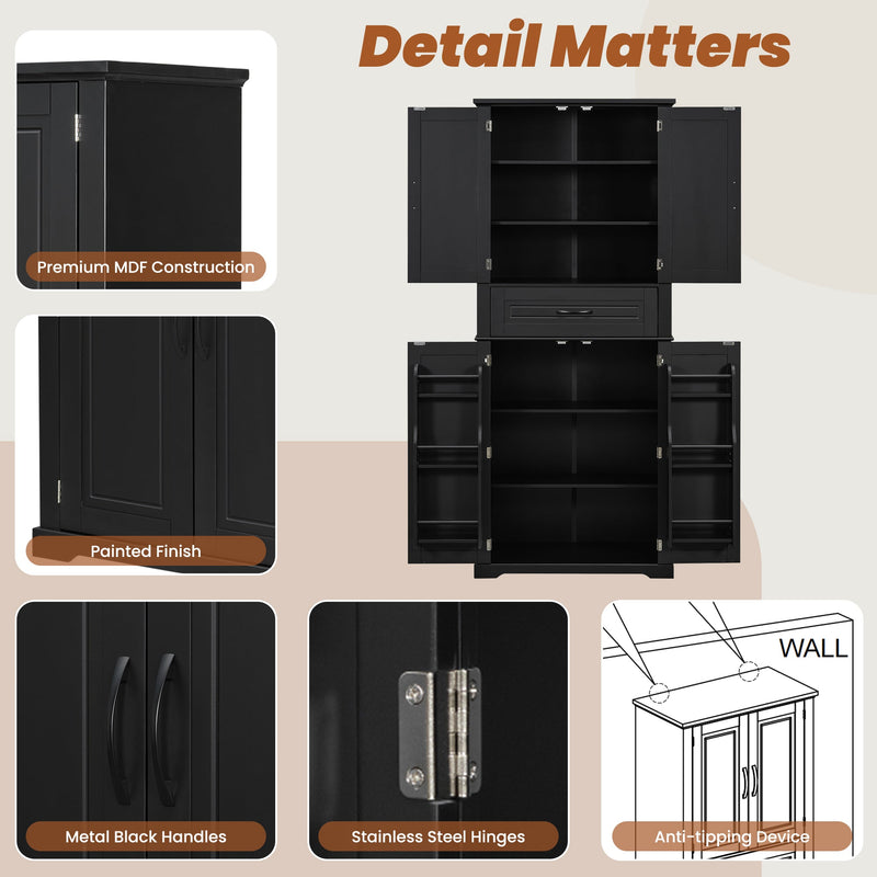 Bathroom Storage Cabinet with Multi-Functional Storage Space, photo 6 of 10
