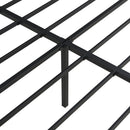 Heavy Duty Queen Size Bed Frame With Quiet Support - Black by HouseOfZazla