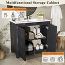 Bathroom Vanity Organizer With Sink, Combo Cabinet Set, Bathroom Storage Cabinet by HouseOfZazla