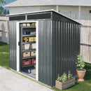 Outdoor Metal Storage Shed And Transparent Plate For Garden, Lawn by HouseOfZazla
