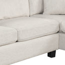 Contemporary U - Shaped Sectional Sofa With Movable Storage Ottoman by HouseOfZazla