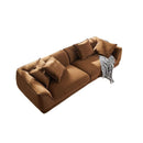 Nordic Modern Sofa With Removable Pillowcase, High Density Sponge Filling, 4 Throw Pillows by Unique Piece Furniture