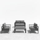 Outdoor Patio Set, All-Weather & Thick Cushions by HouseOfZazla