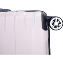 3 Piece Luggage Sets PC Lightweight & Durable Expandable Suitcase with Two Hooks, Double Spinner Wheels, TSA Lock, (21/25/29) Sand