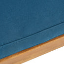 Perla Dining Chair 2pcs with Blue Cushions