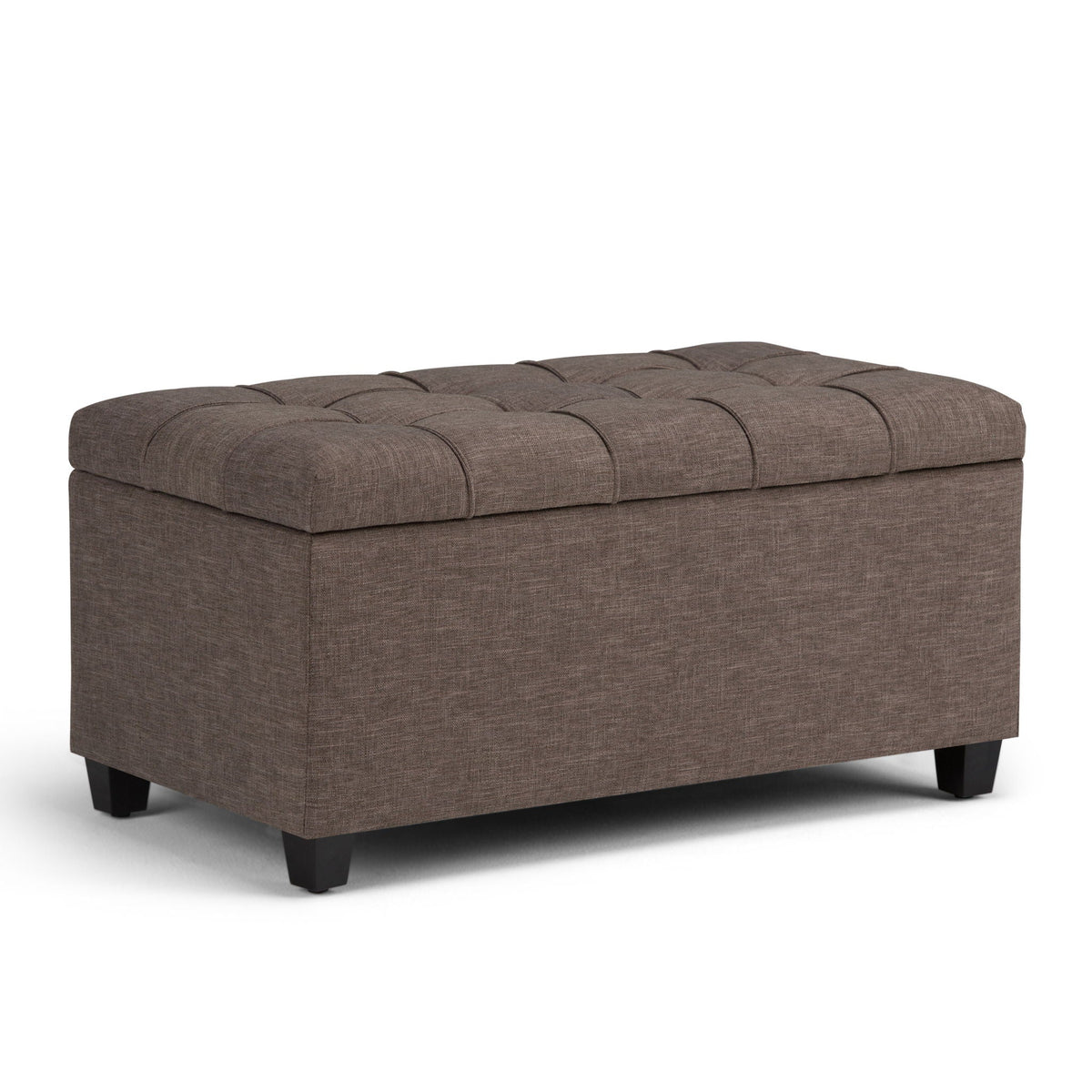Sienna - Upholstered Storage Ottoman Bench, photo 2 of 40