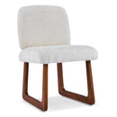 Dining Chair With Curved Legs (Set of 2) - Beige / Brown by HouseOfZazla