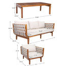 4 Pcs Outdoor Patio Furniture Set