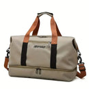 Nylon Duffel Bag for Travel – Large Capacity, Foldable, Shoe Compartment – Men & Women