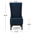Alight Upholstered Dining Chair With High Back And Birch Wood Legs by HouseOfZazla